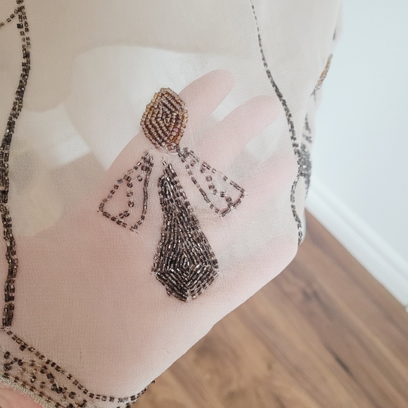 Zara  embellished beaded flapper dress - Picture 3 of 7